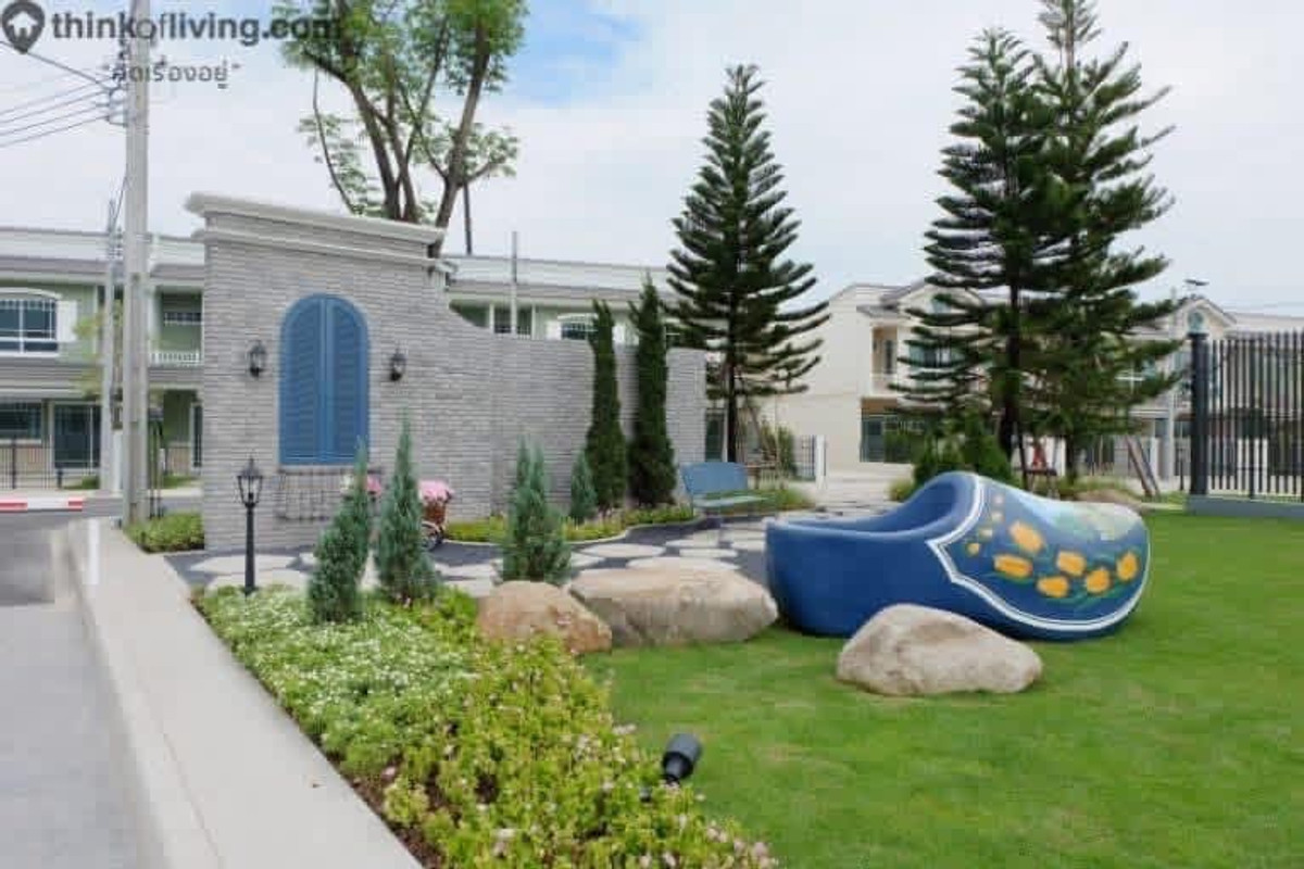 TownhomeBangna, Bearing, Lasalle : megaByngna house for rent 32,000/month, Fully furnished behind Mega Bangna, Indy 2 Bangna project, km. 7