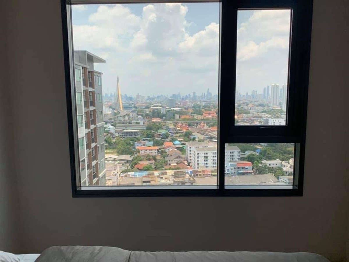 ให้เช่าคอนโดปิ่นเกล้า จรัญสนิทวงศ์ : ให้เช่า Life Pinklao วิวสะพานพระราม 8 ชั้น 22 ขนาด 35 ตร.ม. ราคา 16,000 บาท