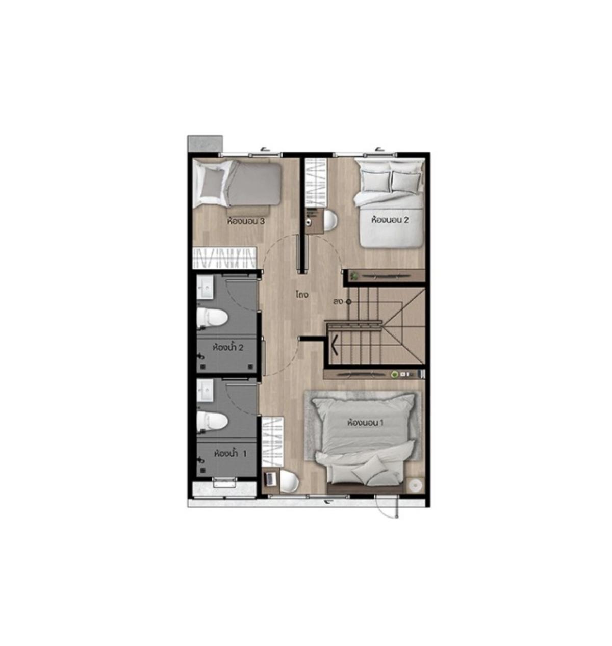 For SaleTownhomePathum Thani,Rangsit, Thammasat : For Sale Townhouse/Townhome  , Siri Place Wongwaen - Lamlukka , Bueng Kham Phoi , Lam Luk Ka , Pathum Thani , CX-143682