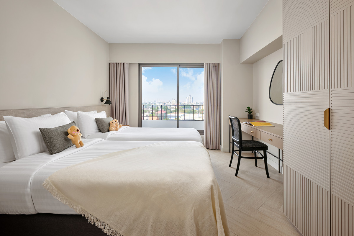 For RentSukhumvit, Asoke, Thonglor : Apartment for rent, Somerset Sukhumvit 71, two bedrooms, near BTS Thonglor and Ekkamai stations.