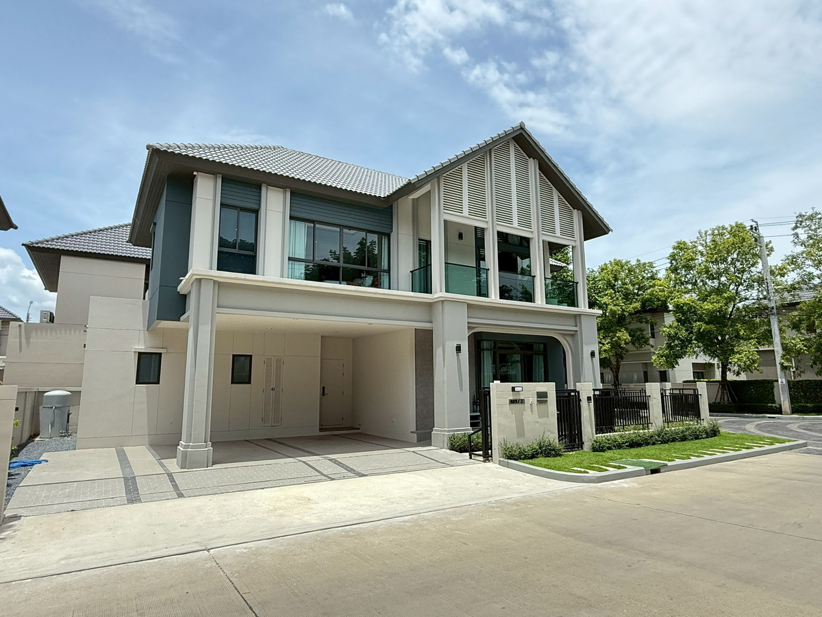 For SaleHouseNonthaburi, Bang Yai, Bangbuathong : Bangkok Boulevard Westgate, house for sale with every piece of furniture, land 73 sq m.