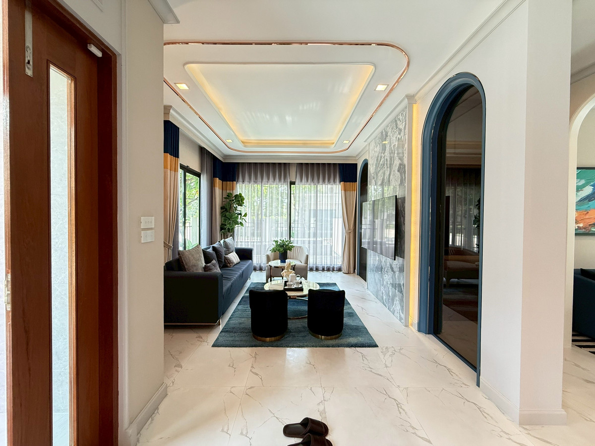 ขายบ้านนนทบุรี บางใหญ่ บางบัวทอง : บางกอก บูเลอวาร์ด เวสต์เกต ขายบ้านตัวอย่าง หลังใหญ่ พร้อมเฟอร์นิเจอร์ทุกชิ้น ที่ดิน 88.2 ตร.ว