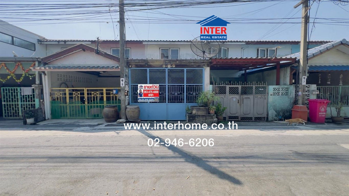 For SaleTownhomeNonthaburi, Bang Yai, Bangbuathong : 2-story townhouse, 16 sq m, Rattanathibet Village, near Central Westgate, Kanchanaphisek Road. Rattanathibet Road, Ratchaphruek Road, Bang Bua Thong, Nonthaburi