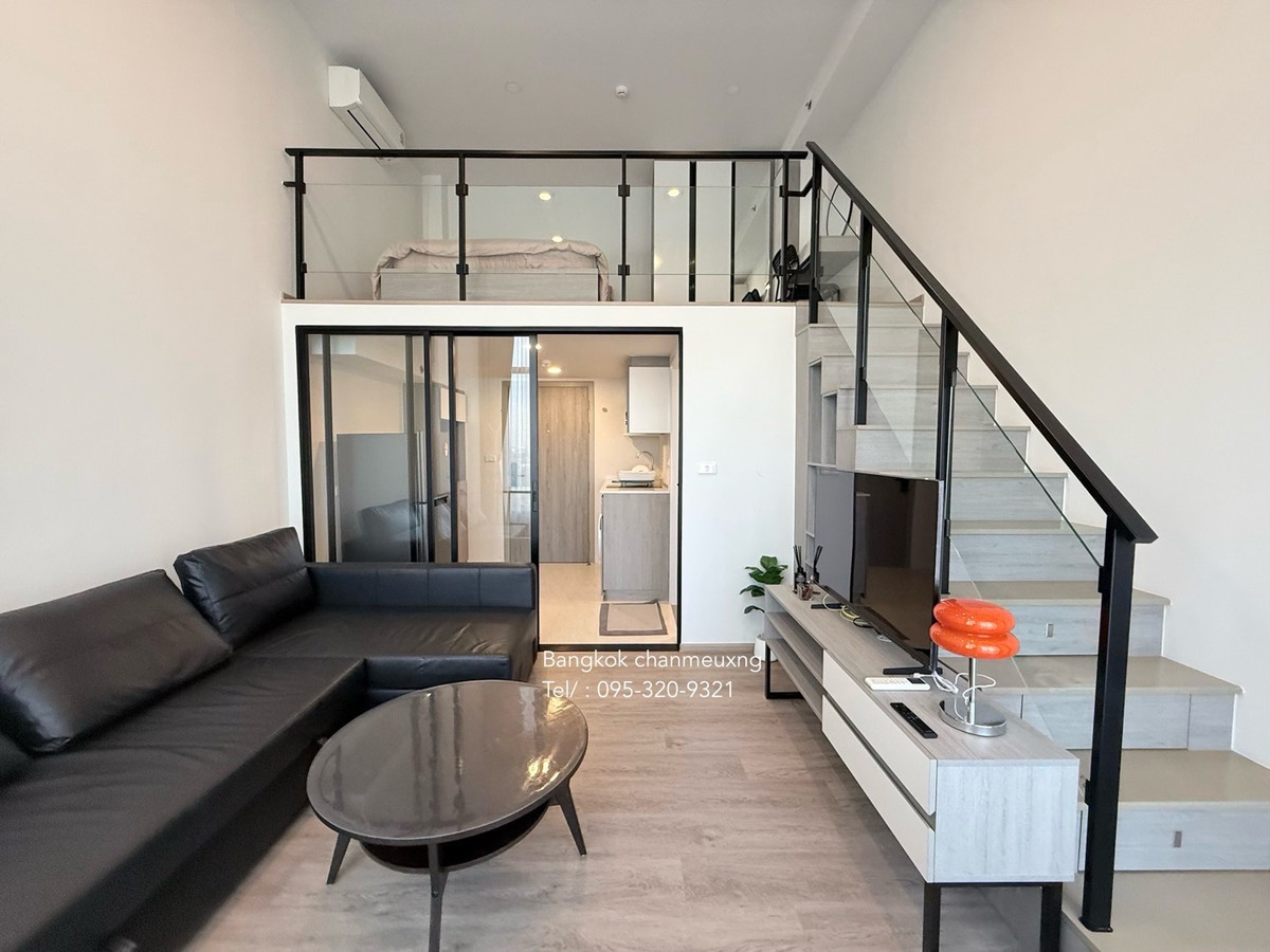 For RentCondoRattanathibet, Sanambinna : 🔥Urgent rent 🔥 Duplex room ready to move in Condo Origin plug&play nonthaburi