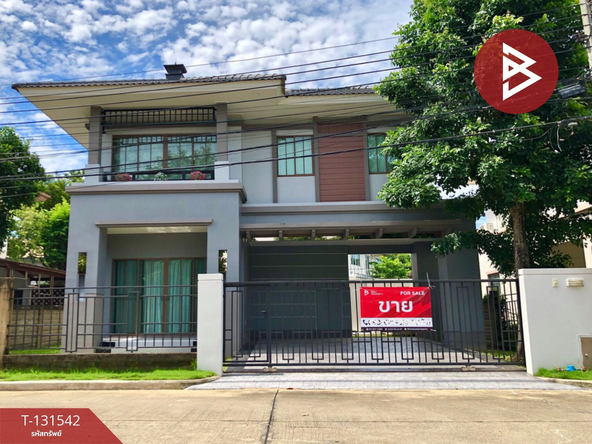 For SaleTownhomeNonthaburi, Bang Yai, Bangbuathong : Single house for sale Burasiri Village Ratchaphruek-Chaengwattana (Burasiri Ratchaphruek-Chaengwattana) Nonthaburi