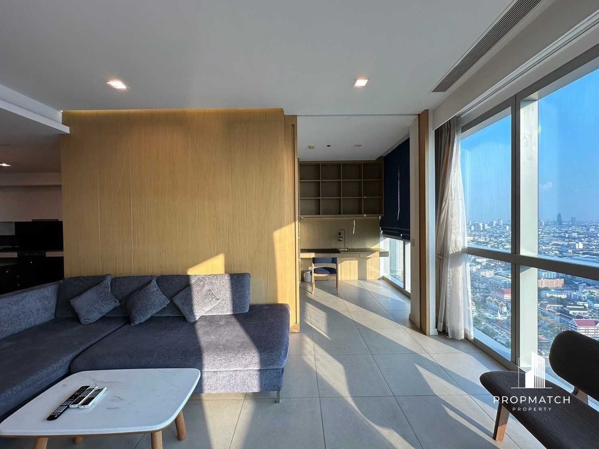 For RentCondoWongwianyai, Charoennakor : for Rent The River Condominium 138sqm. River View 80,000 baht