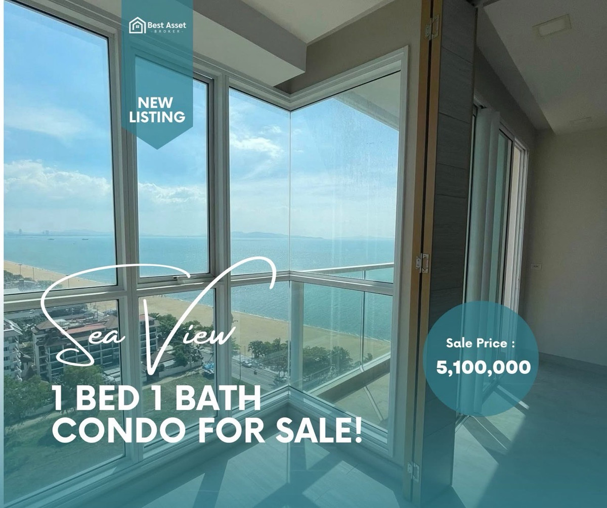 For SaleCondoPattaya, Bangsaen, Chonburi : Cetus Beachfront Pattaya for sale - beachfront condo, Jomtien.