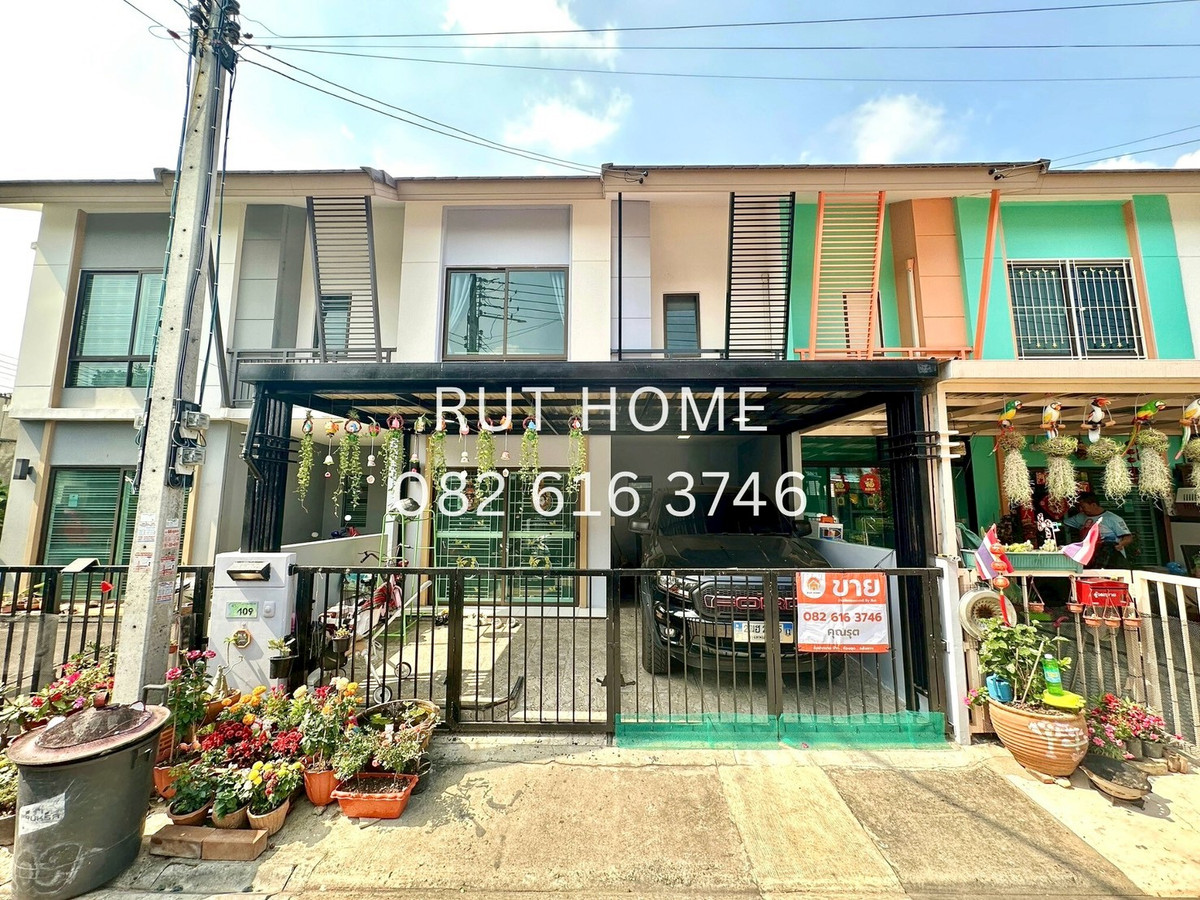 For SaleTownhomePathum Thani,Rangsit, Thammasat : Townhouse, Pruksa Village 115 Prime Rangsit Klong 3