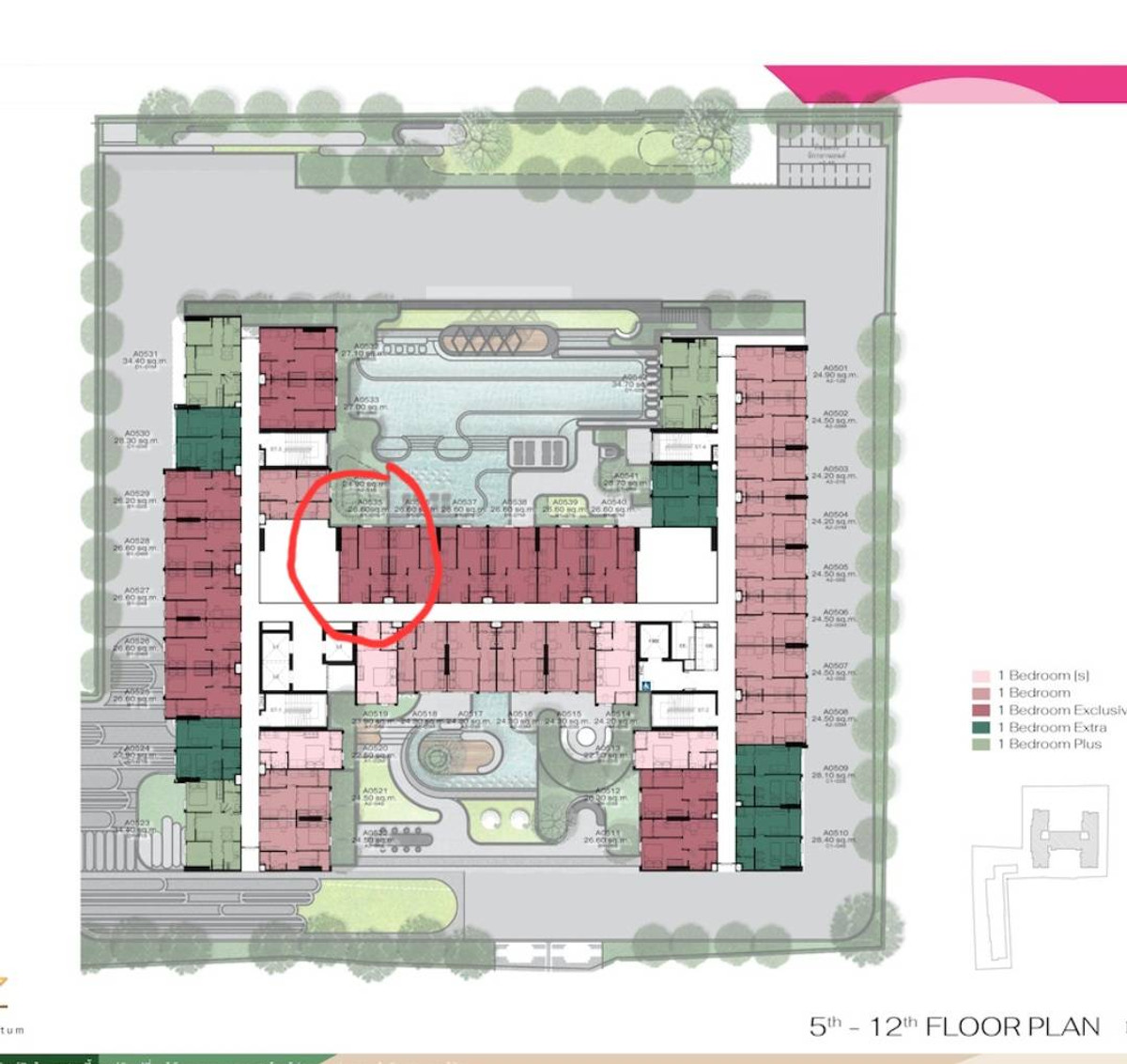 ขายดาวน์คอนโดเกษตรศาสตร์ รัชโยธิน : ขายดาวน์ Modiz Vault เกษตร ศรีปทุม ห้อง A0635 ชั้น 6 วิวสระ ทิศตะวันออก ส่วนลด 2.7 แสน