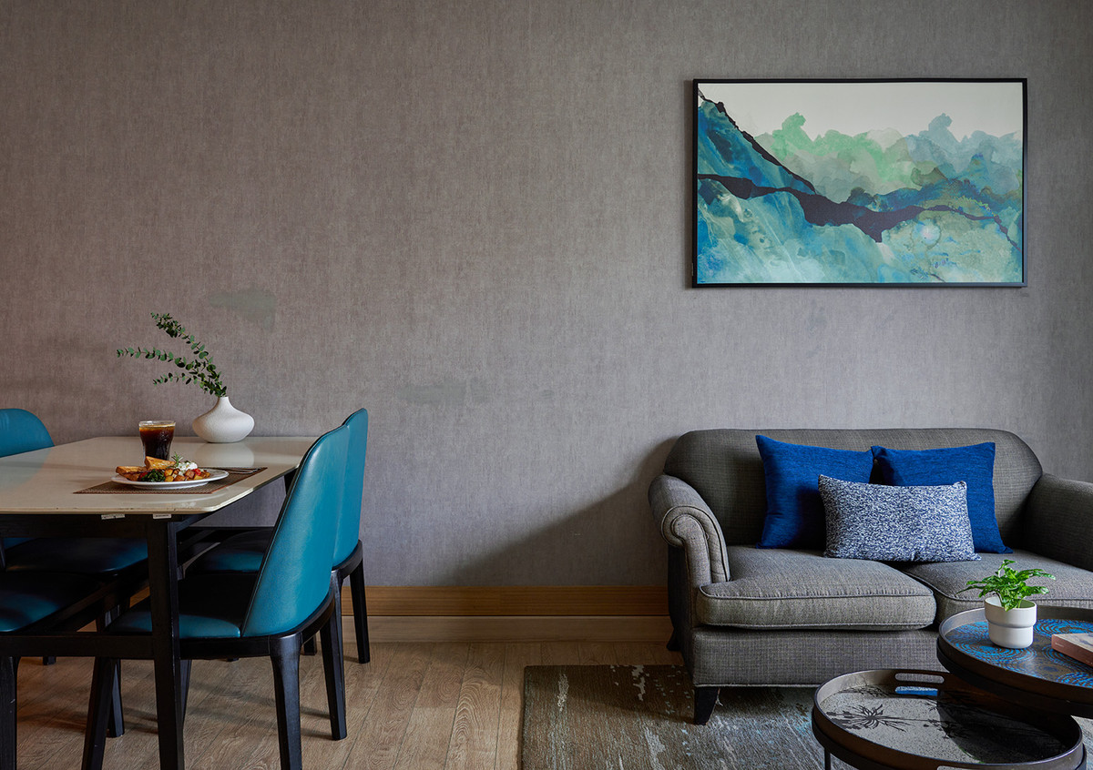 For RentSukhumvit, Asoke, Thonglor : Service apartment for rent, Shama Lakeview Asoke, two bedrooms, near BTS and MRT Asoke.