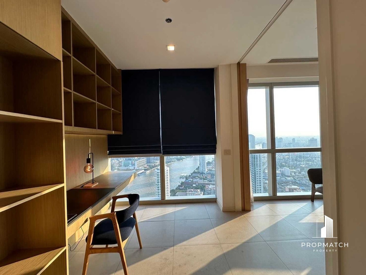 For RentCondoWongwianyai, Charoennakor : for Rent The River Condominium 138sqm. River View 80,000 baht