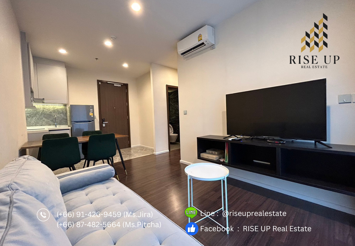 For RentCondoOnnut, Udomsuk : Condo for Rent 📣 Whizdom Inspire Sukhumvit Condo，2 Bedrooms, 1 Bathroom, 46.76 Sq.m. 🔥30,000 Baht/Month🔥