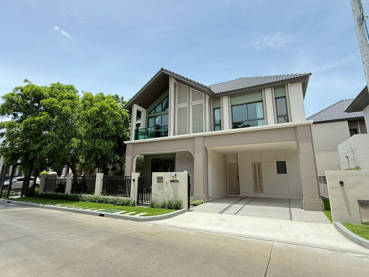 For SaleHouseNonthaburi, Bang Yai, Bangbuathong : Bangkok Boulevard Westgate, land 65.5 sq m., with every piece of furniture.