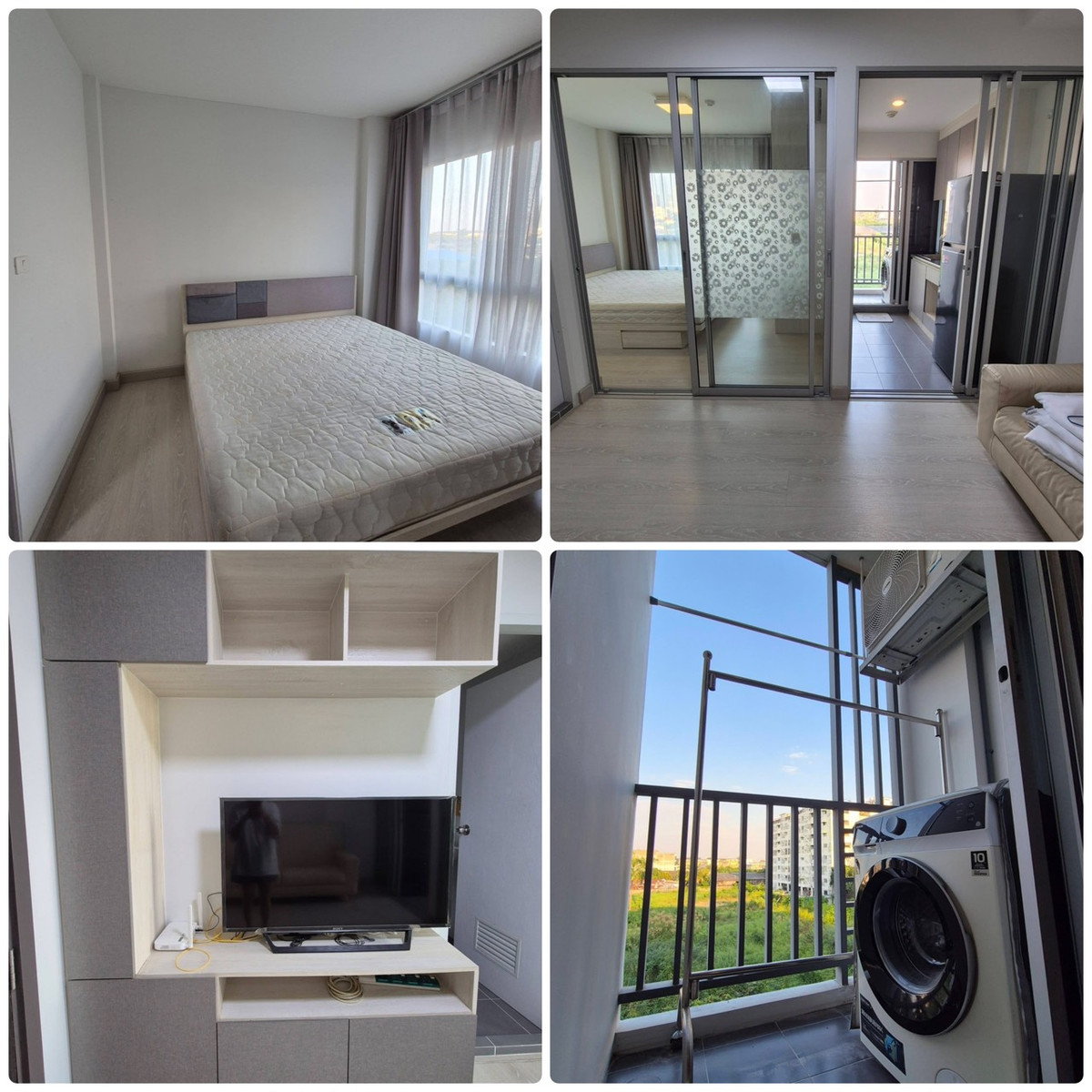 For RentCondoBang kae, Phetkasem : Condo, good price, ready to move in, fully furnished, electrical appliances. There is a washing machine near MRT Bang Khae. You can ride for 15 baht.