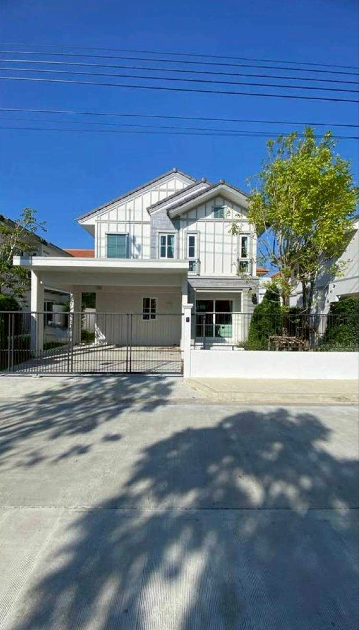 For RentHouseBangna, Bearing, Lasalle : SH92 House for rent Villaggio 3 Srinakarin-Bangna