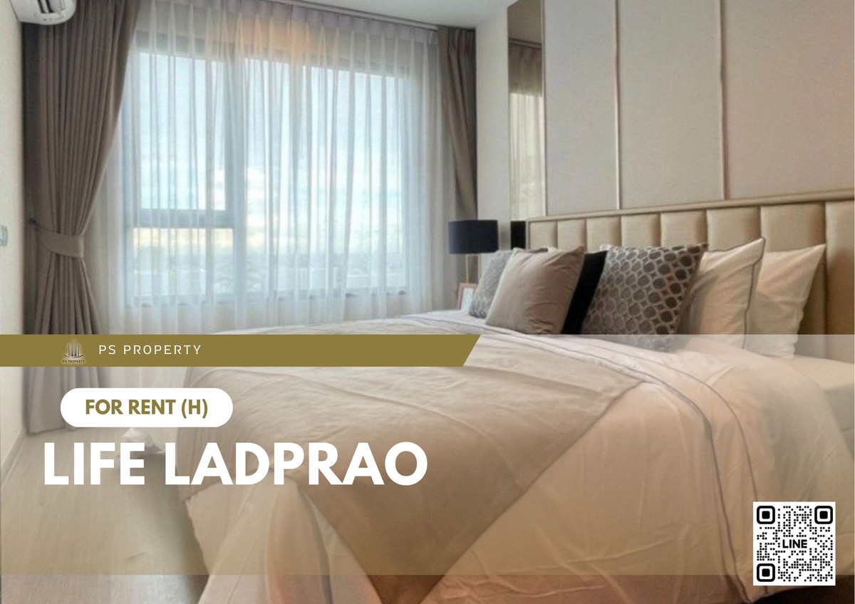 For RentCondoLadprao, Central Ladprao : For Rent ✨ Life Ladprao ✨ Fully furnished with appliances, near MRT Phahonyothin.