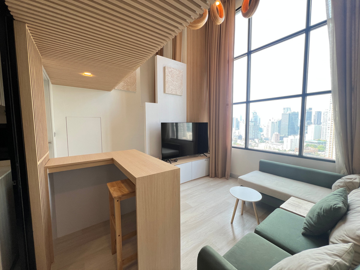 ขายคอนโดสาทร นราธิวาส : คอนโดใกล้ BTS ช่องนนทรี 600 ม. ✨ Knightsbridge Prime Sathorn / 1 Duplex Bedroom (FOR SALE), ไนท์บริดจ์ ไพร์ม สาทร / 1 ห้องนอนดูเพล็กซ์  (ขาย) LD018 