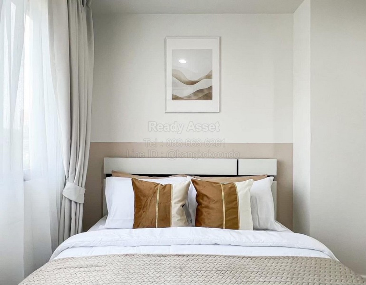 For RentCondoBangna, Bearing, Lasalle : CR6901-0024 Condo for rent B Loft Sukhumvit 109 27 sq m 1 bedroom 3rd floor near BTS Bearing.