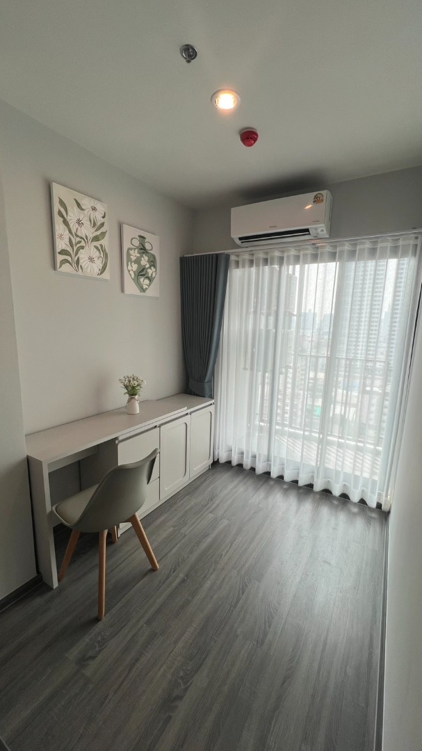 For RentCondoSeri Thai, Ramkhamhaeng Nida : 🔥For Rent Now🔥 Ideo Ramkhamhaeng Lamsali Station, just 50 meters from BTS Lamsali Intersection (Ready to move in, fully furnished with appliances).