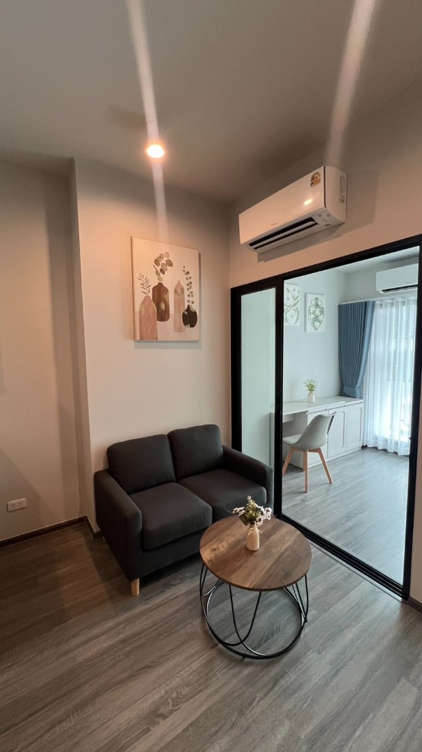 ให้เช่าคอนโดเสรีไทย-นิด้า : 🔥ให้เช่าด่วน🔥ไอดีโอ รามคำแหง ลำสาลี สเตชั่น  ใกล้ Bts แยกลำสาลีเพียง 50 เมตร  (ห้องพร้อมอยู่ เฟอร์นิเจอร์และเครื่องใช้ไฟฟ้าครบ)