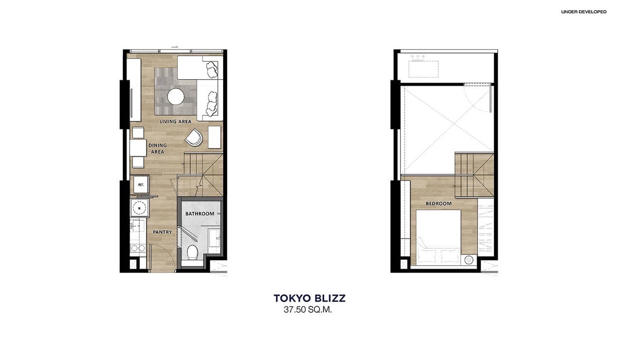 For SaleCondoRama9, Petchburi, RCA : Siamese Rama 9 / Duplex 1 Bedroom (SALE WITH TENENT), Siamese Rama 9 / 1 Bedroom (For Sale) LD002