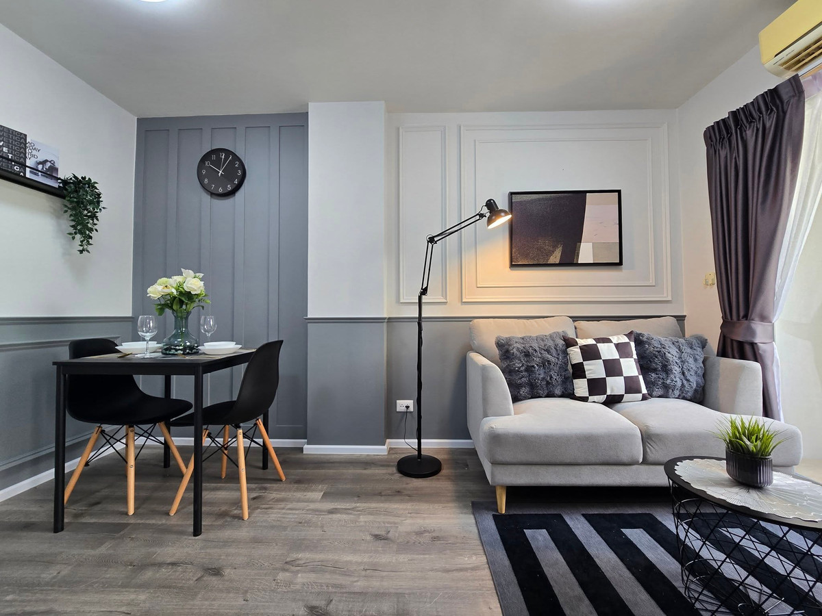 For SaleCondoMin Buri, Romklao : Beautiful room for sale, fully decorated, ready to move in!!! Condo Assakan Place Ramkhamhaeng 147/2