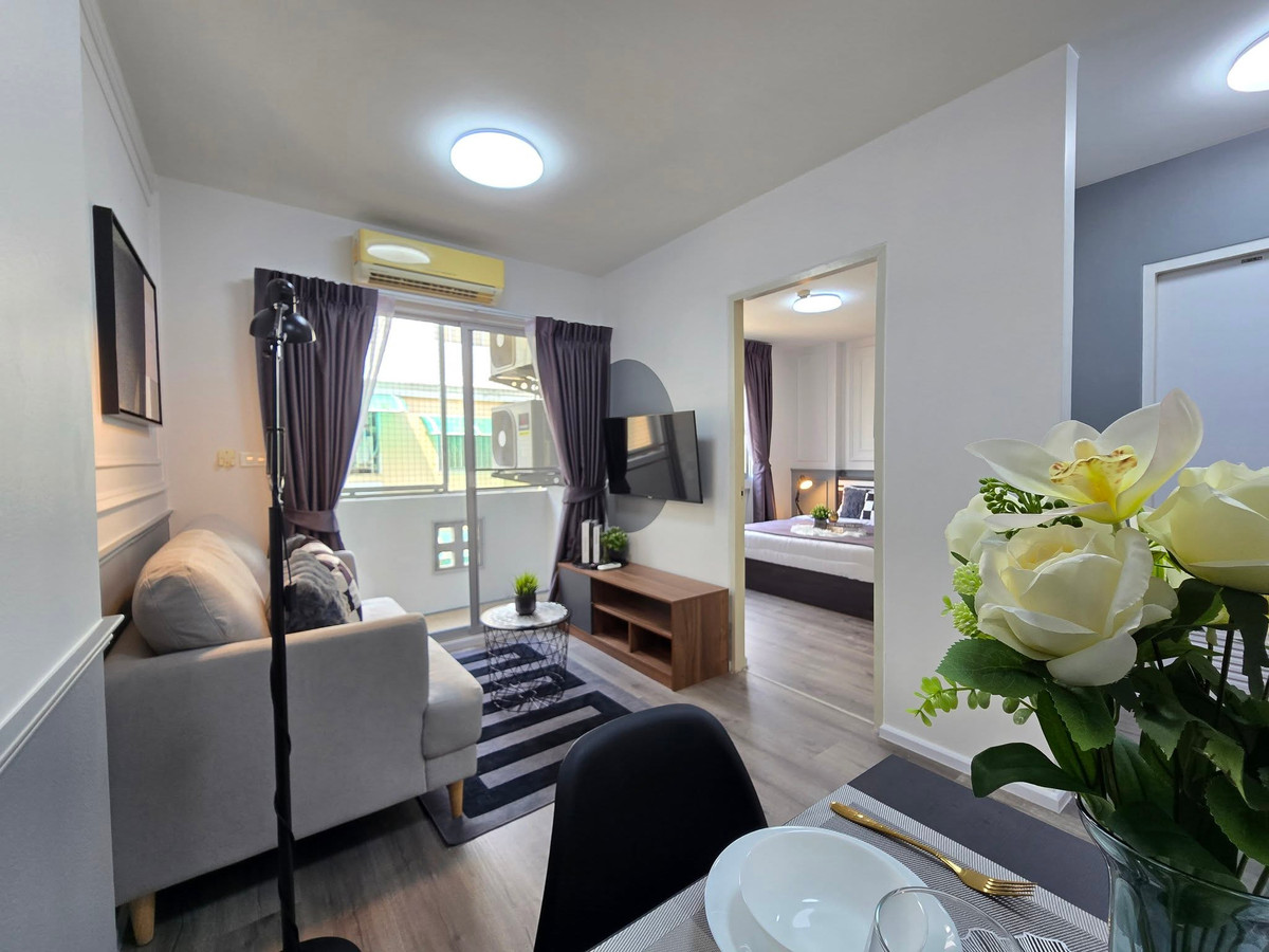 For SaleCondoMin Buri, Romklao : Beautiful room for sale, fully decorated, ready to move in!!! Condo Assakan Place Ramkhamhaeng 147/2