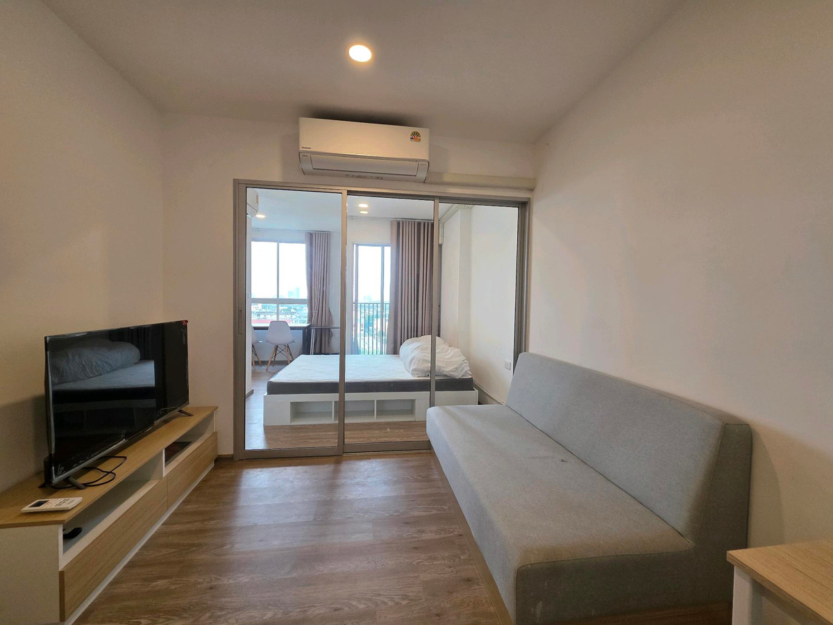 For RentCondoBang Sue, Wong Sawang, Tao Pun : For rent: Flexi Tao Poon - Interchange, new condo, 1 bedroom, fully furnished, near MRT Bang Pho.