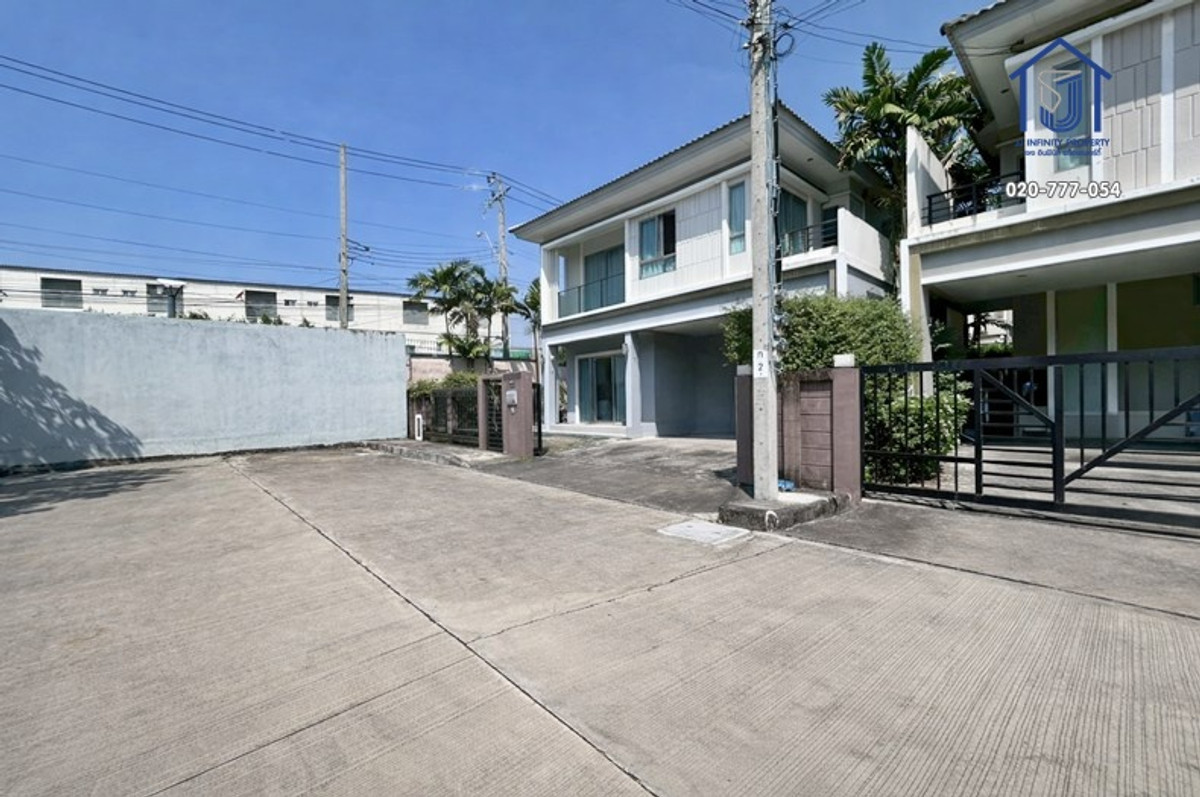 ขายบ้านพัฒนาการ ศรีนครินทร์ : ขายบ้านเดี่ยว 2 ชั้น The Plant Estique ซอยพัฒนาการ 38 หลังริม  ใกล้ทางด่วน–รถไฟฟ้า