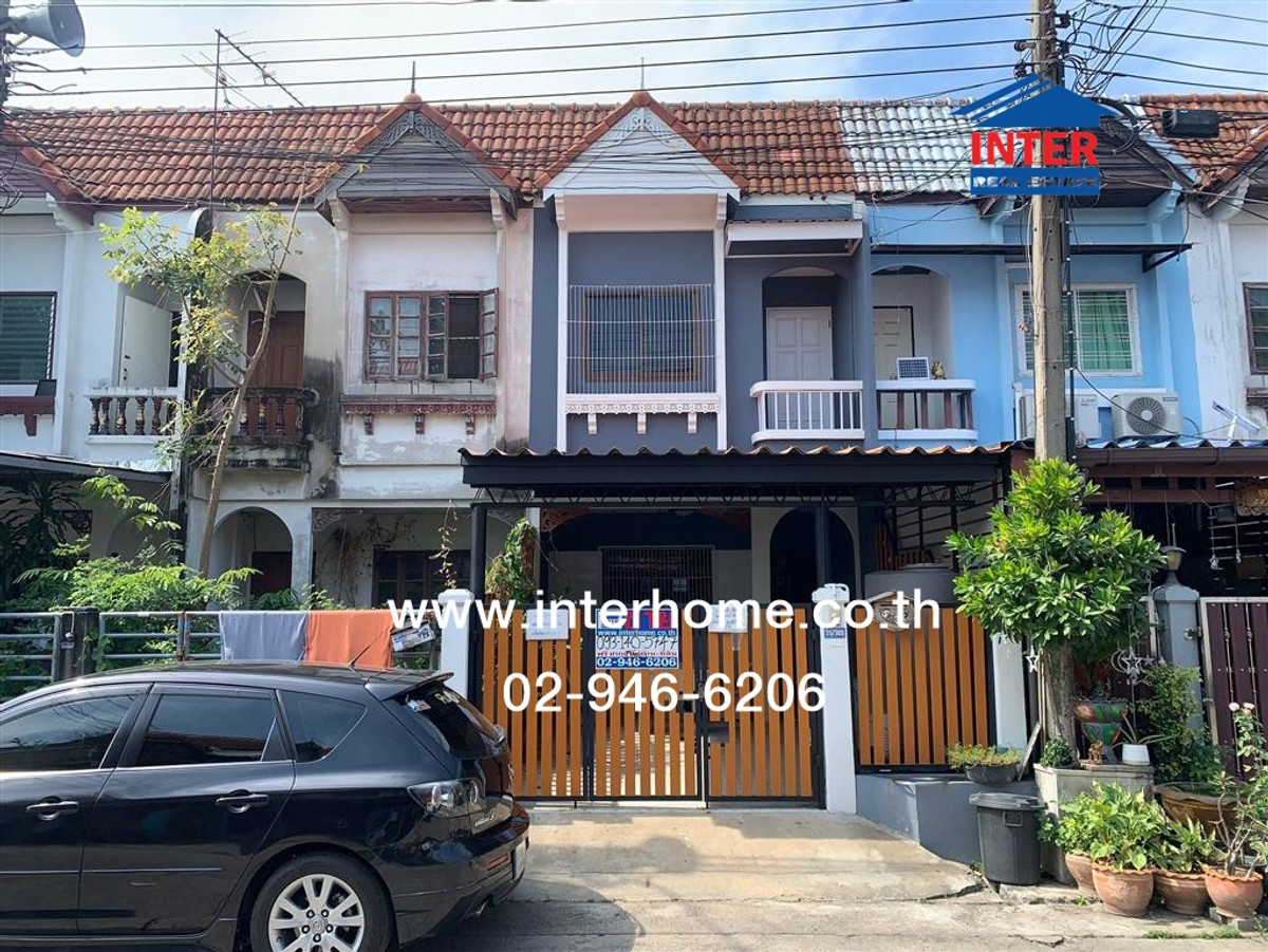 ขายทาวน์โฮมมีนบุรี-ร่มเกล้า : ทาวน์เฮ้าส์ 2 ชั้น 22 ตร.ว. หมู่บ้านคลองจั่น วิลล่า 7 ใกล้โรงเรียนเตรียมอุดมศึกษาน้อมเกล้า ซอยรามคำแหง154 ถนนรามคำแหง เขตสะพานสูง กรุงเทพมหานคร