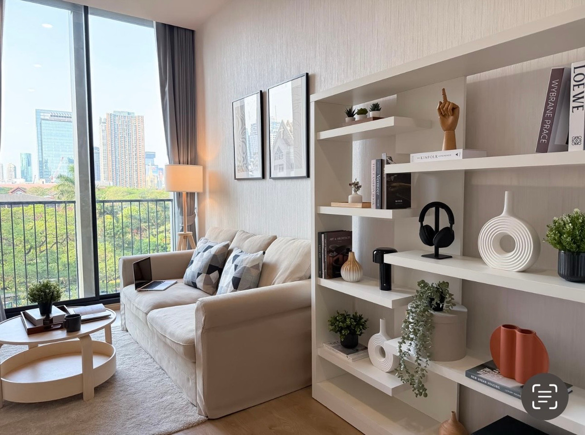 For SaleCondoSukhumvit, Asoke, Thonglor : [For sale] Spacious room, comfortable garden view, good direction, breeze coming in all the time | 1 Bed 47 sq m., fully furnished, ready to move in!
