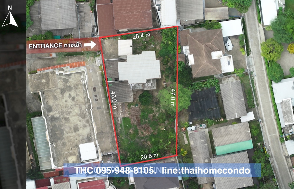 ขายที่ดินอ่อนนุช อุดมสุข : ขายที่ดิน 282 ตรว.  เหมาะกับการสร้าง apartment หรือ condo ความสูงไม่เกิน 7 ชั้น 