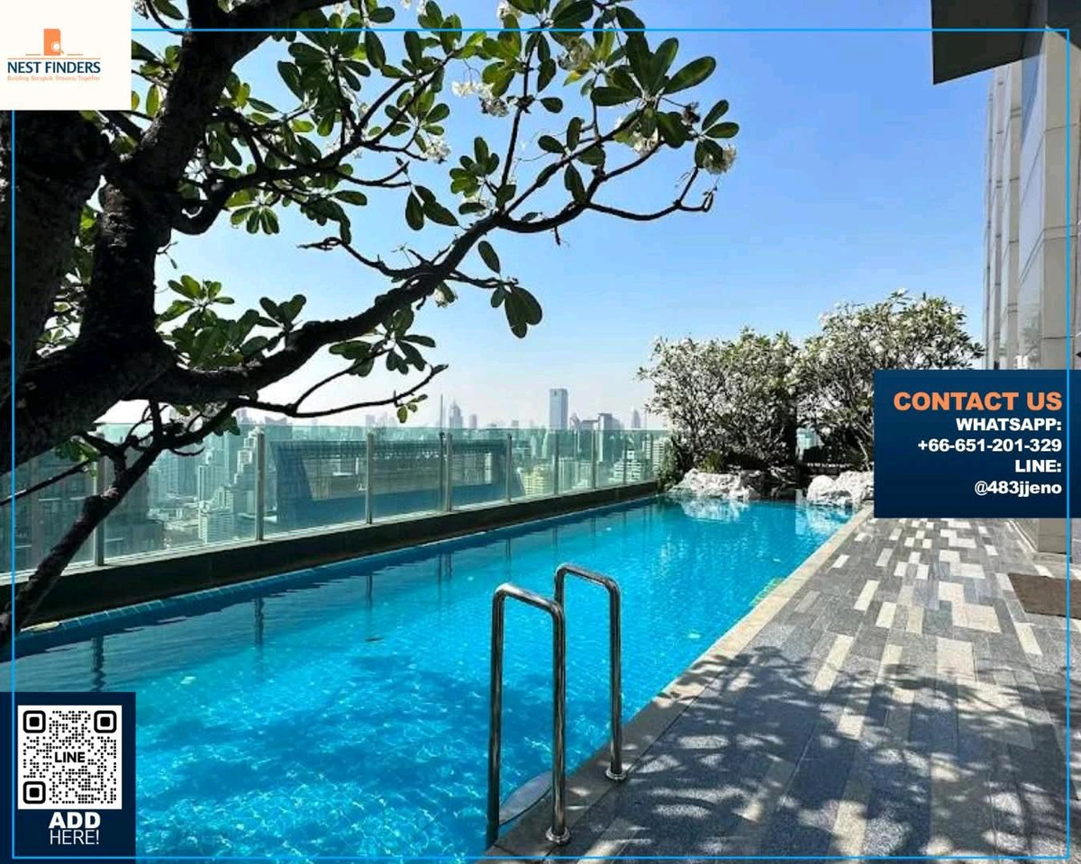 ให้เช่าคอนโดพระราม 9 เพชรบุรีตัดใหม่ RCA : 1 นอนเฟอร์นิเจอร์ครบ The address Asok