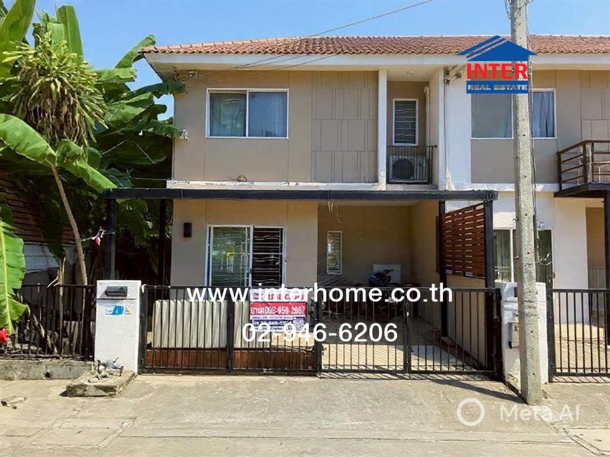 ขายทาวน์โฮมมหาชัย สมุทรสาคร : ทาวน์เฮ้าส์ 2 ชั้น 25.9 ตร.ว. หมู่บ้านพฤกษา117 เพชรเกษม 91-พุทธสาคร ซอยเพชรเกษม91 ถนนพุทธสาคร ถนนเพชรเกษม กระทุ่มแบน สมุทรสาคร