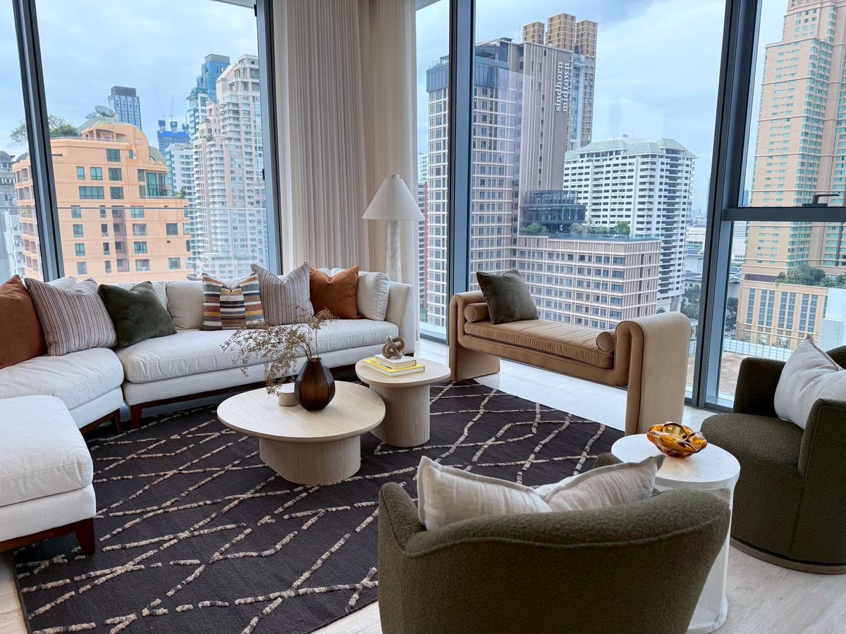 For SaleCondoWitthayu, Chidlom, Langsuan, Ploenchit : Scope Langsuan: 2bed 2.5bath 155sqm. 114,000,000 Brandnew Fully Furnished Am: 0656199198