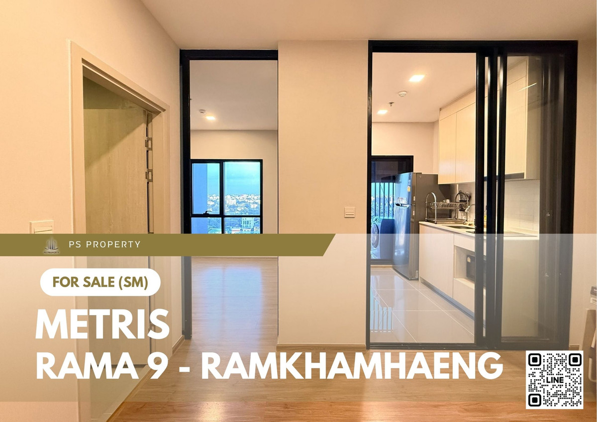 ขายคอนโดรามคำแหง หัวหมาก : ขายด่วน ✨ Metris Rama 9 - Ramkhamhaeng ✨ Pet Friendly ห้องมุม ใกล้ AirportLink รามคำแหง 🐾