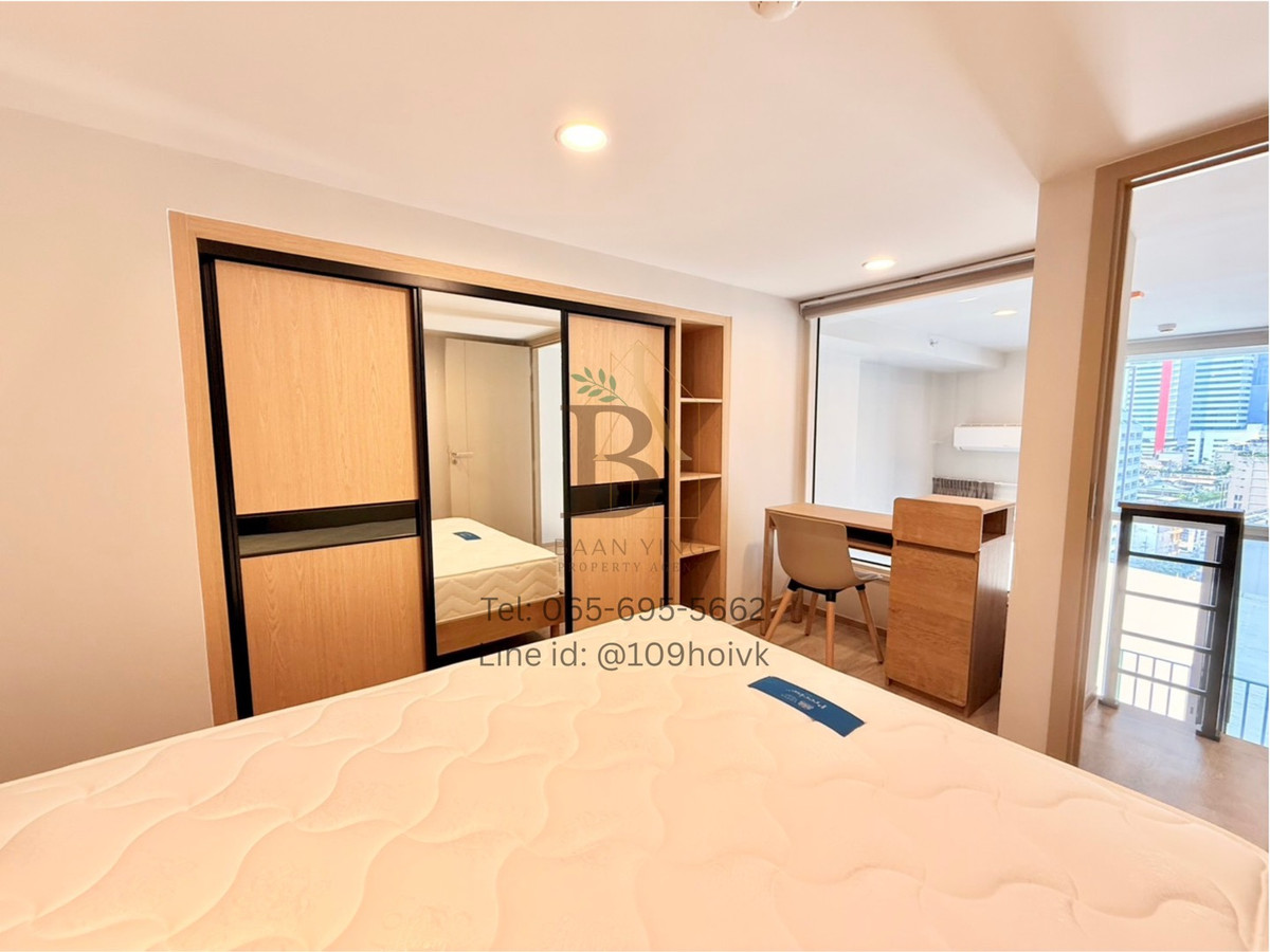 For RentCondoSiam Paragon ,Chulalongkorn,Samyan : New room❗️Duplex 1 bedroom with sofa bed, big work desk, ready to move in🌟
