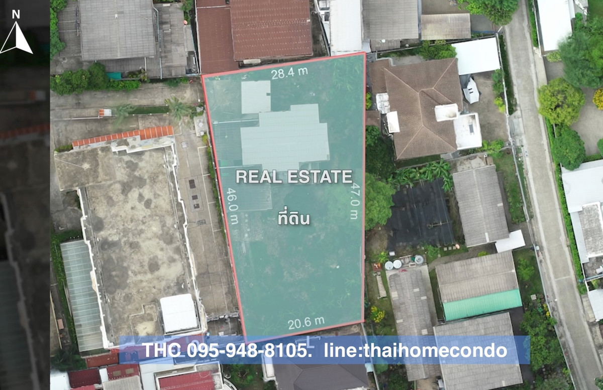 ขายที่ดินอ่อนนุช อุดมสุข : ขายที่ดิน 282 ตรว.  เหมาะกับการสร้าง apartment หรือ condo ความสูงไม่เกิน 7 ชั้น 