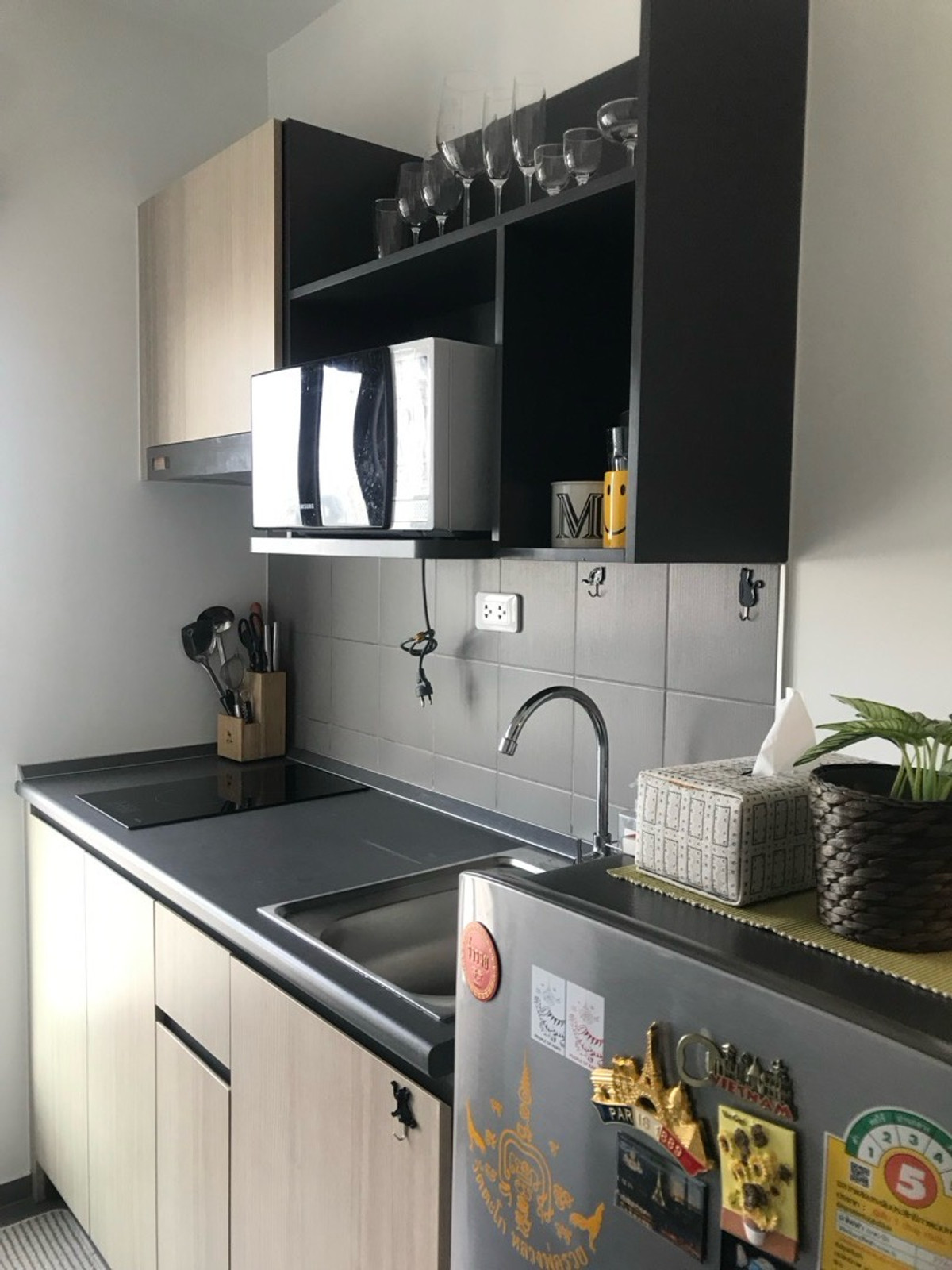 For RentCondoSamut Prakan,Samrong : For Rent ✨ IDEO Sukhumvit 115 ✨ Fully furnished and equipped with appliances. Near BTS Puchaow Station.