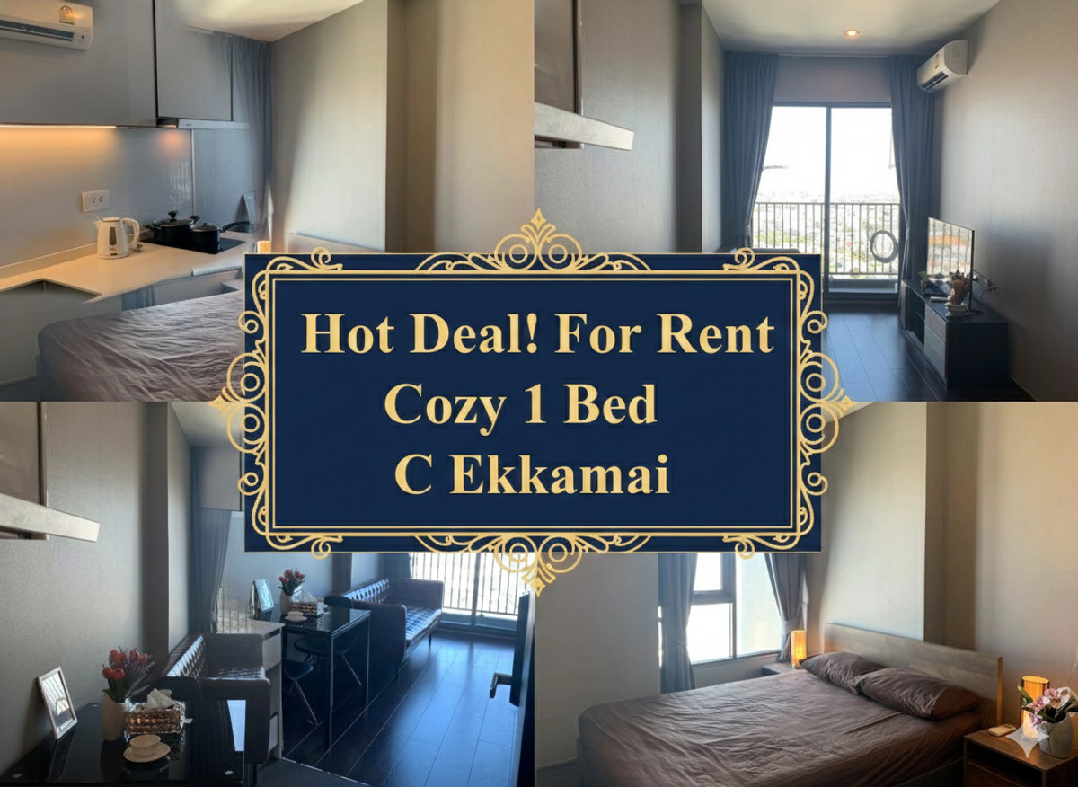 For RentCondoSukhumvit, Asoke, Thonglor : ✨Hottest Deal! For Rent Lavish 1 Bed, C Ekkamai✨
