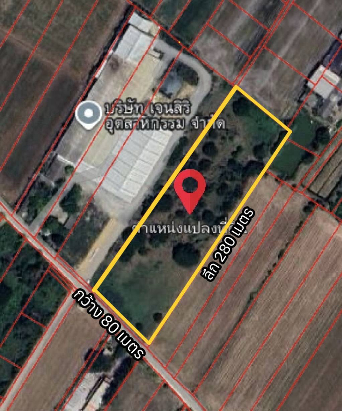 For SaleLandPathum Thani,Rangsit, Thammasat : 🔥Large plot of land, Sam Khok, Pathum Thani, 14 rai, next to the road, price lower than the market! Golden opportunity for investors and those looking for land to build a factory