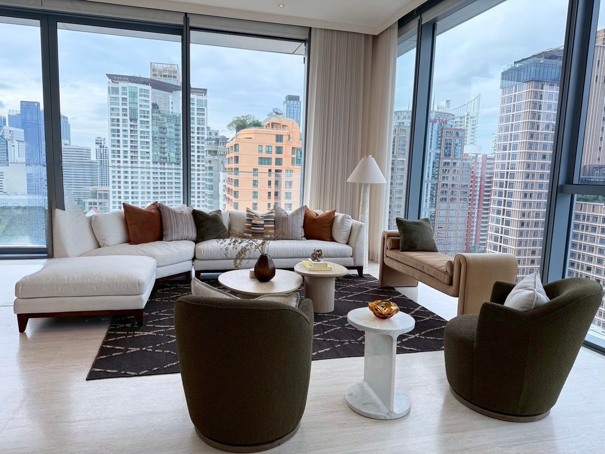 For SaleCondoWitthayu, Chidlom, Langsuan, Ploenchit : Scope Langsuan: 2bed 2.5bath 155sqm. 114,000,000 Brandnew Fully Furnished Am: 0656199198