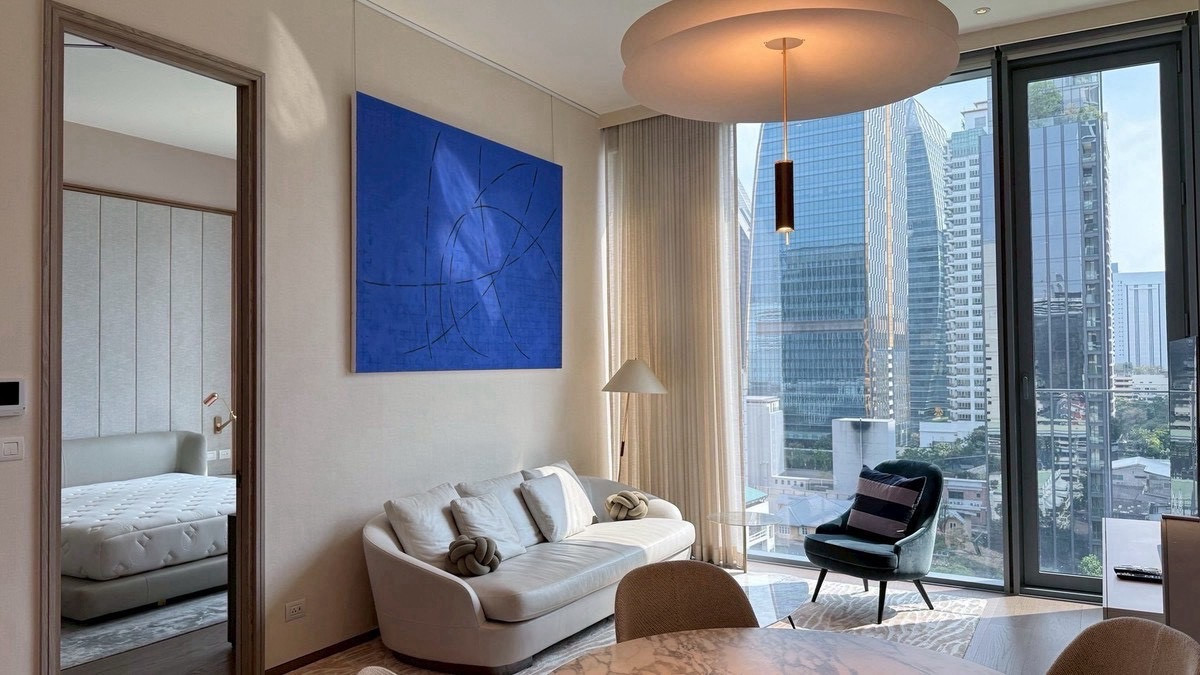 For RentCondoWitthayu, Chidlom, Langsuan, Ploenchit : 🔹 SCOPE Langsuan 🔹 Size: 84 sq.m. • 10th floor • 1 Bedroom • 1.5 Bathrooms • High privacy with premium living experience