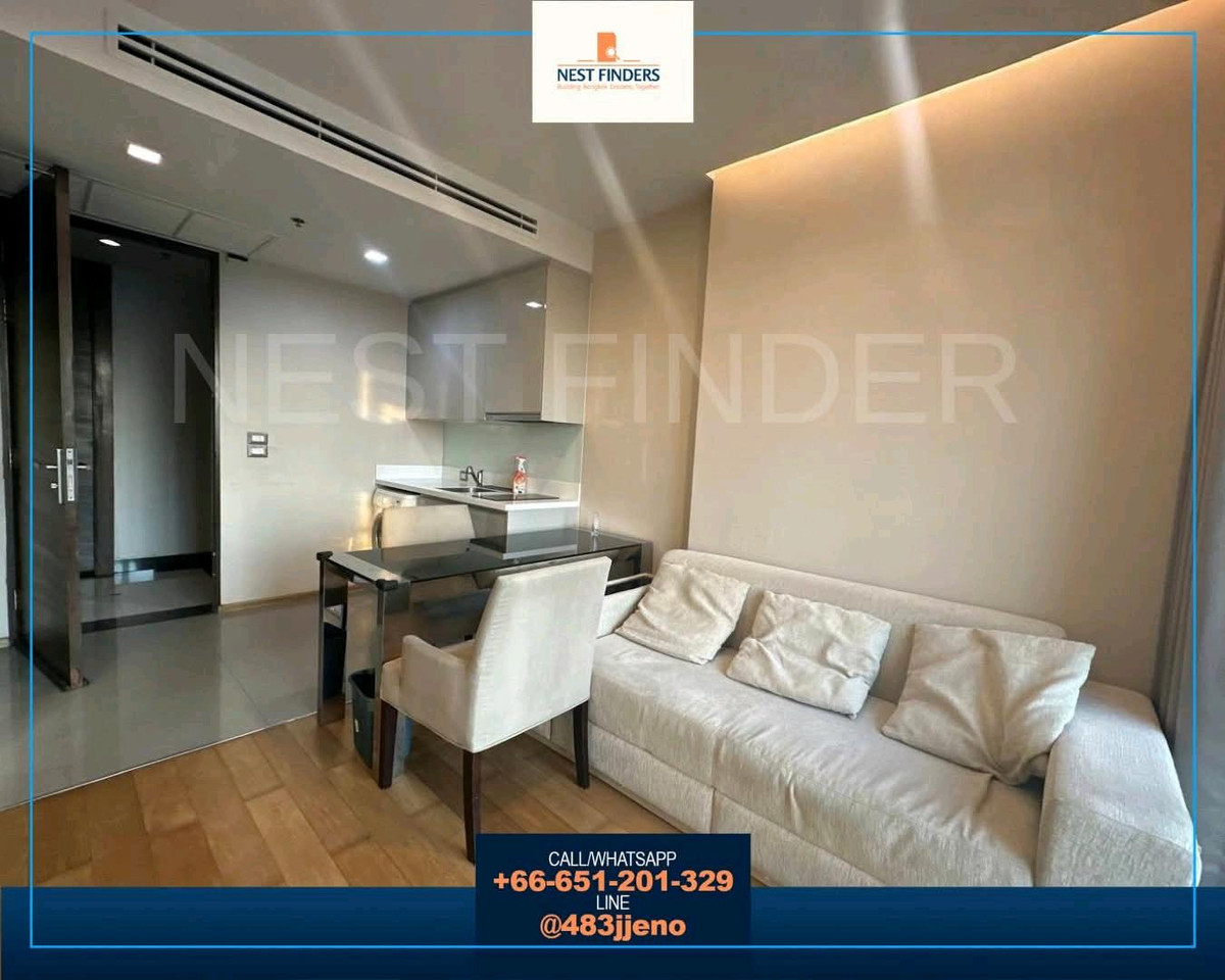 ให้เช่าคอนโดพระราม 9 เพชรบุรีตัดใหม่ RCA : 1 นอนเฟอร์นิเจอร์ครบ The address Asok