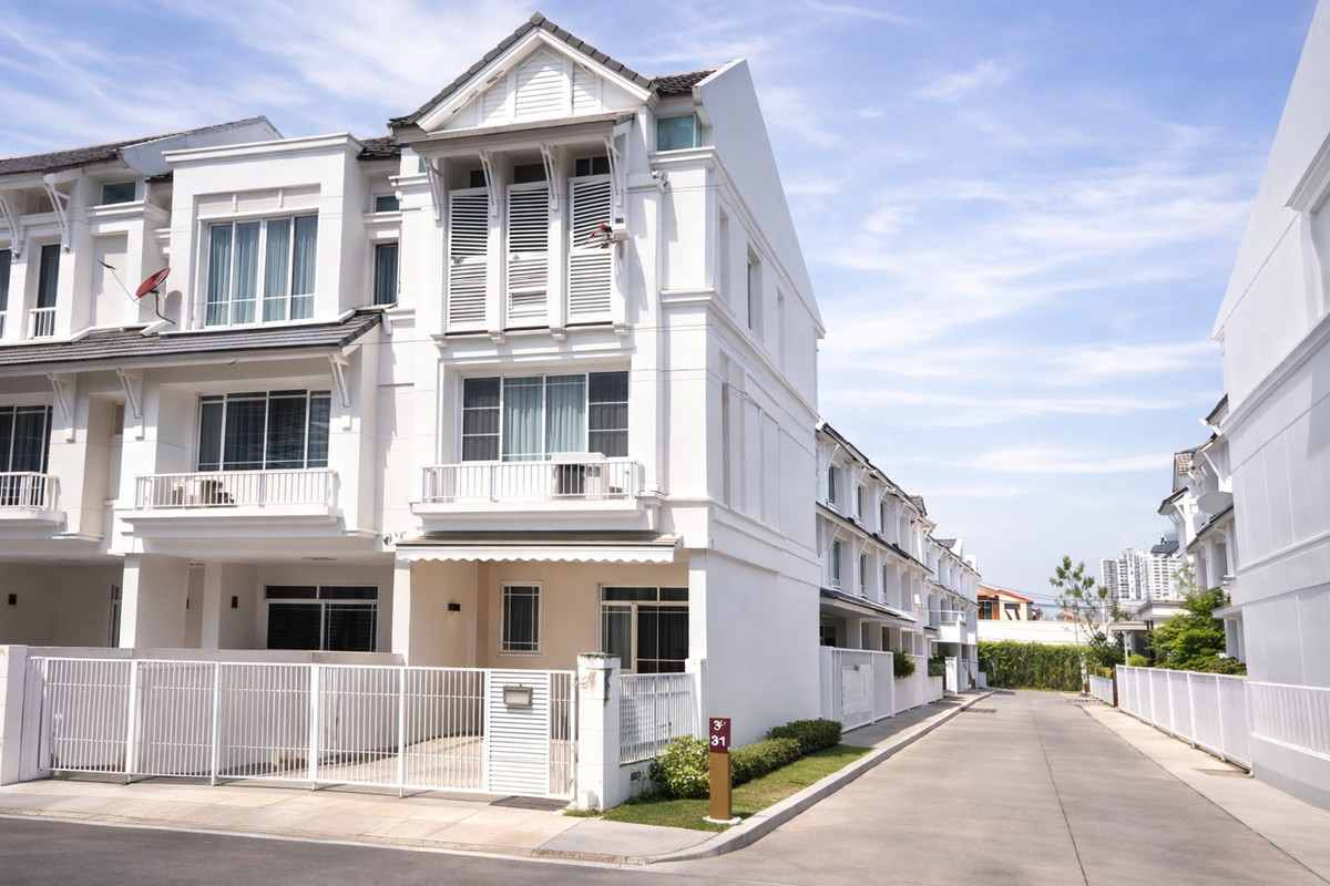 For RentTownhomeRama5, Ratchapruek, Bangkruai : Corner house for rent 