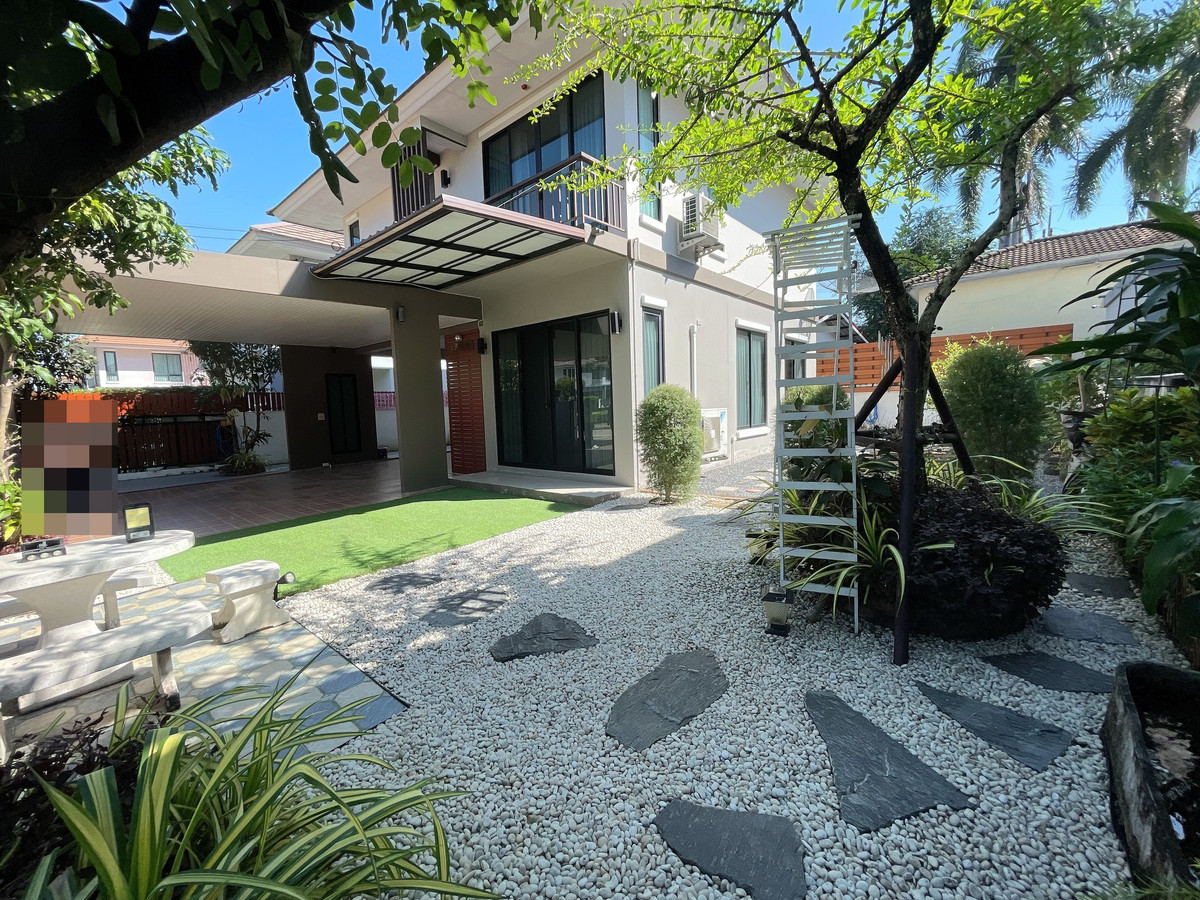 For SaleHousePathum Thani,Rangsit, Thammasat : Sammakorn Khlong 7, luxury detached house, 3 bedrooms, 3 bathrooms, convenient transportation.