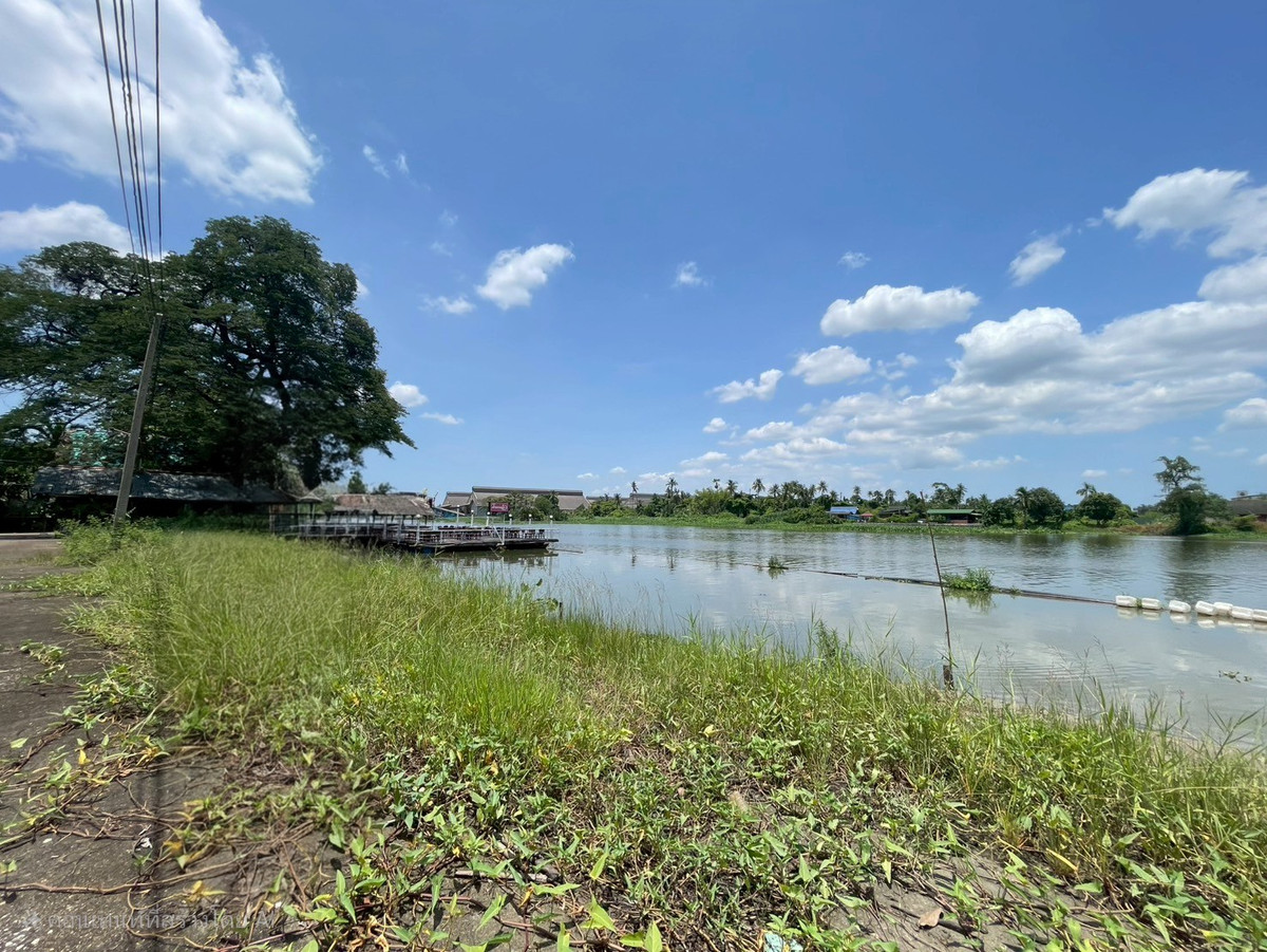 ขายที่ดินพุทธมณฑล ศาลายา : ที่ดินเปล่าริมแม่น้ำท่าจีน 16-0-68 ไร่   หน้ากว้างติดแม่น้ำ 135 เมตร  พุทธมณฑลสาย 7  ใกล้ รร นายร้อยสามพราน