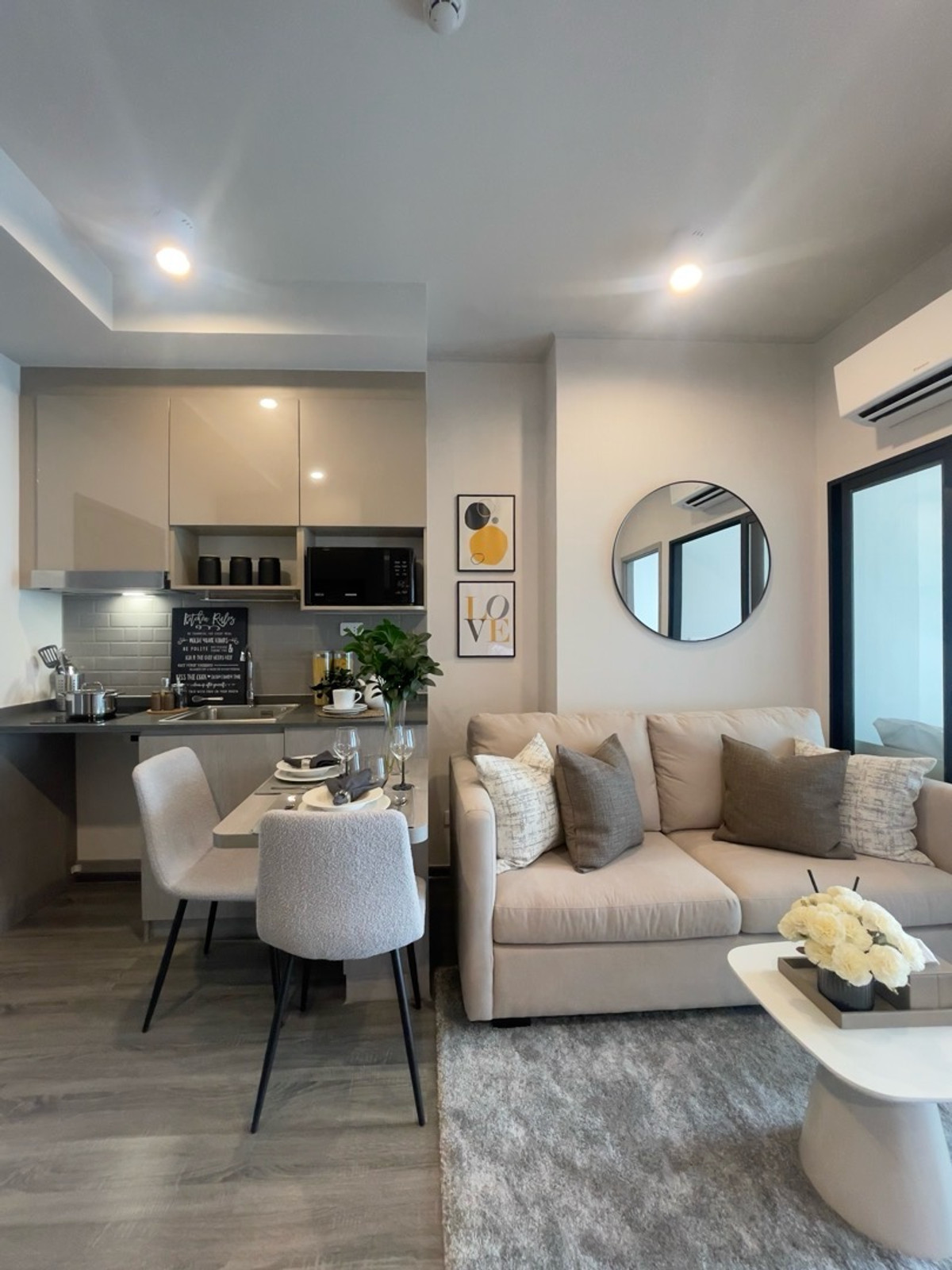 ขายคอนโดเสรีไทย-นิด้า : ขาย Ideo Ramkhamhaeng – Lamsali 1 Bedroom Plus | ~35 ตร.ม. | Tel. 0636569606