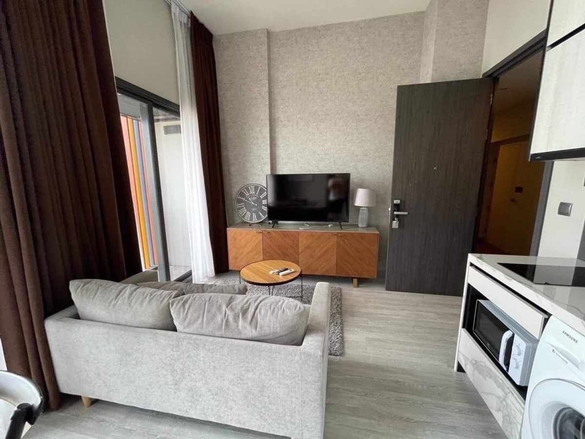 For RentCondoOnnut, Udomsuk : 🧡🐦‍🔥 The Line Sukhumvit 101 🐦‍🔥🧡 1 Bed 1 Bath, Rental 25,000 Baht