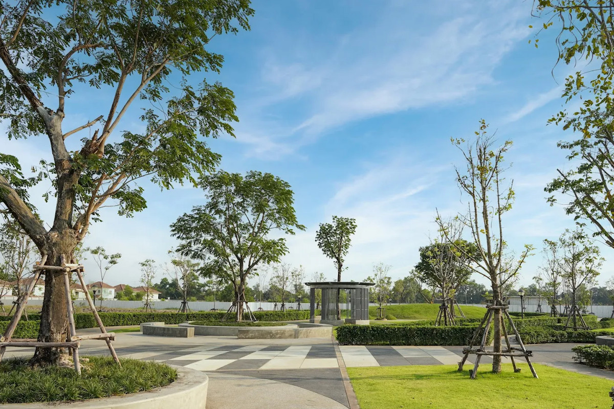 For SaleHousePathum Thani,Rangsit, Thammasat : Sammakorn Khlong 7, luxury detached house, 3 bedrooms, 3 bathrooms, convenient transportation.